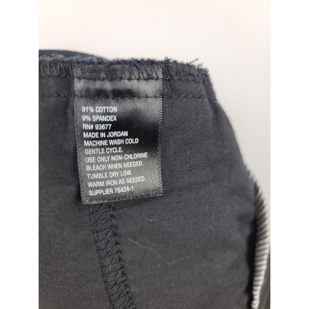 Worthington Women's Black Ankle Pants Size Small Cotton Spandex Blend - Picture 12 of 12